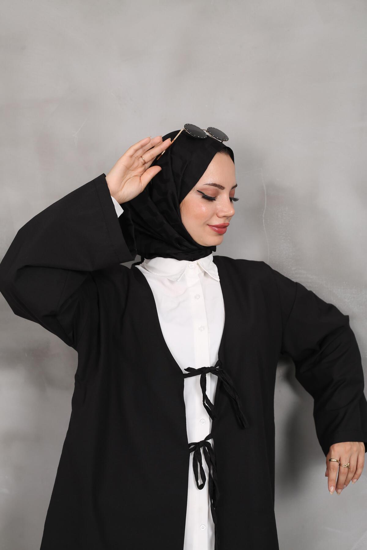 Önü Baglamalı Kimono 2 li pembe lacivert blackbonds