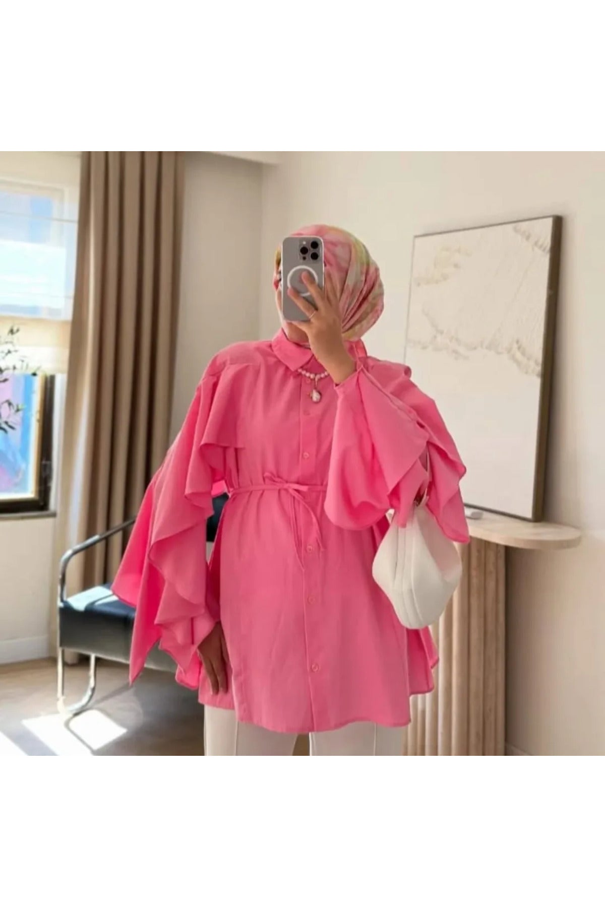 Kadın Önden Bağlamalı Kimono