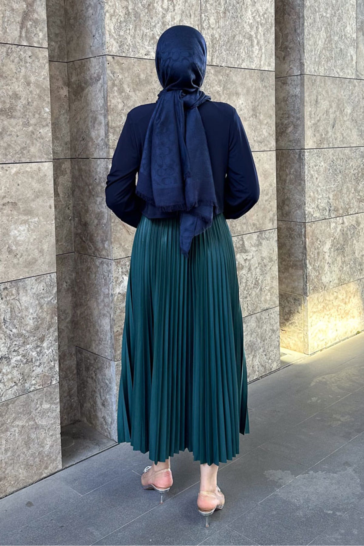 Elisa Piliseli Etek - Zümrüt