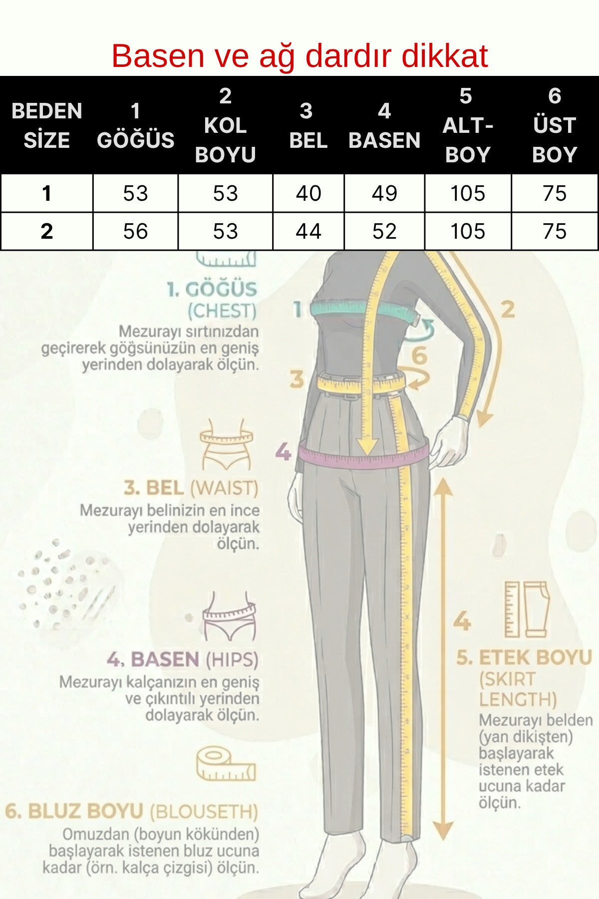 Kadın Arkası Şal Detaylı Şık Kemerli Tunik Pantolon Takım