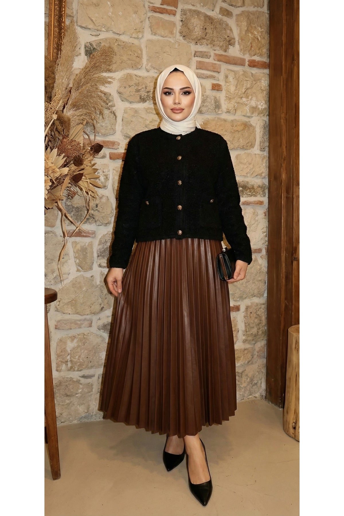 Ince Piliseli Model Etek