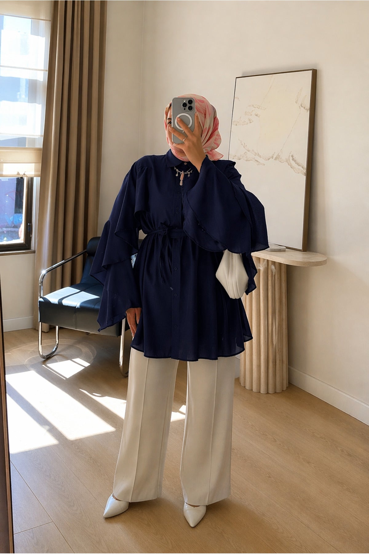 Kadın Önden Bağlamalı Kimono