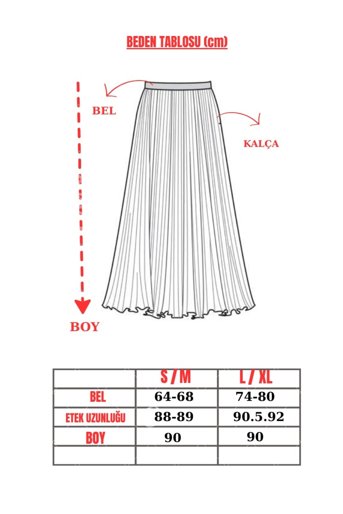 Ince Piliseli Model Etek
