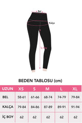Yüksek Bel Kadın Toparlayıcı Spor ve Dalgıç Tayt MD
