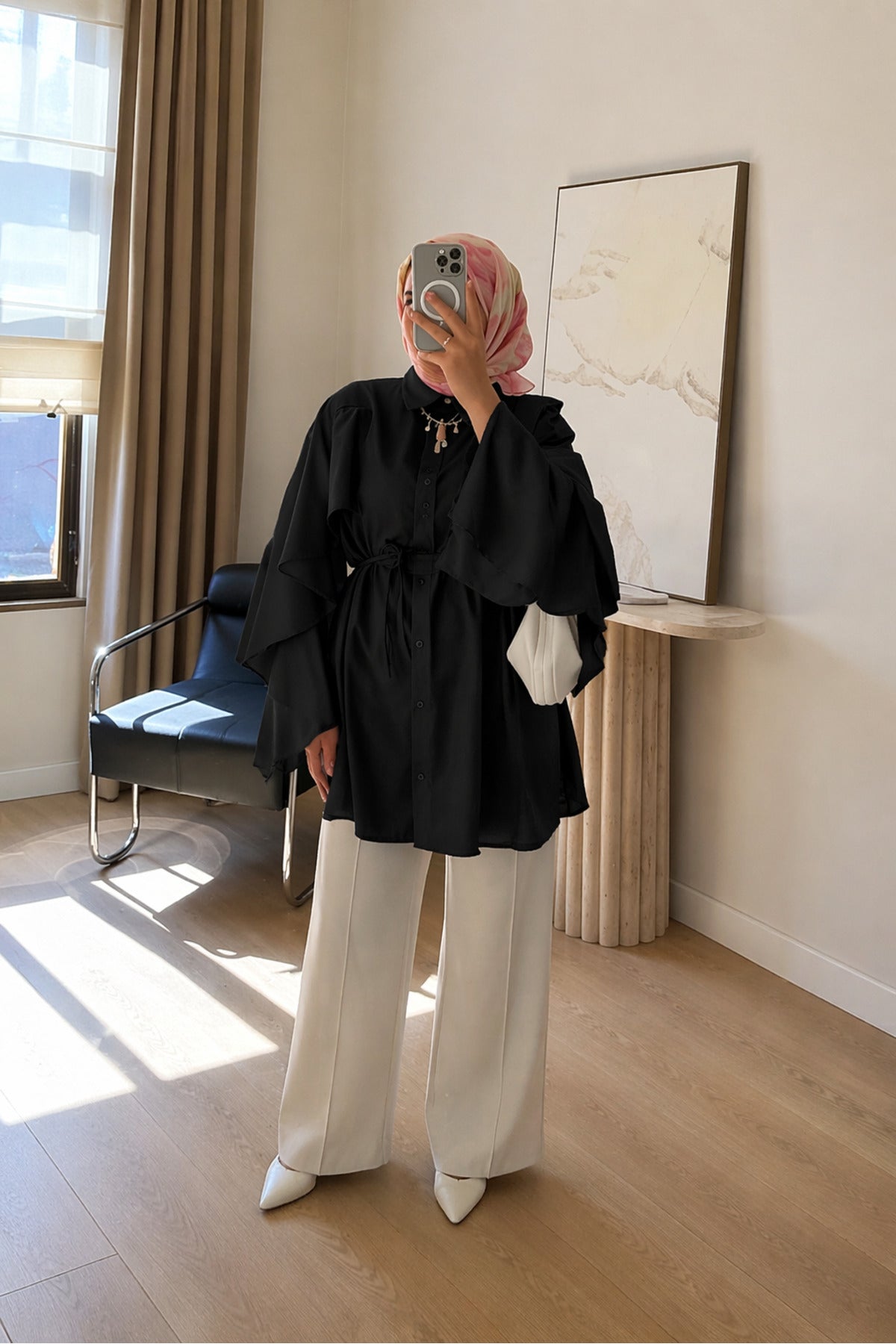 Kadın Önden Bağlamalı Kimono