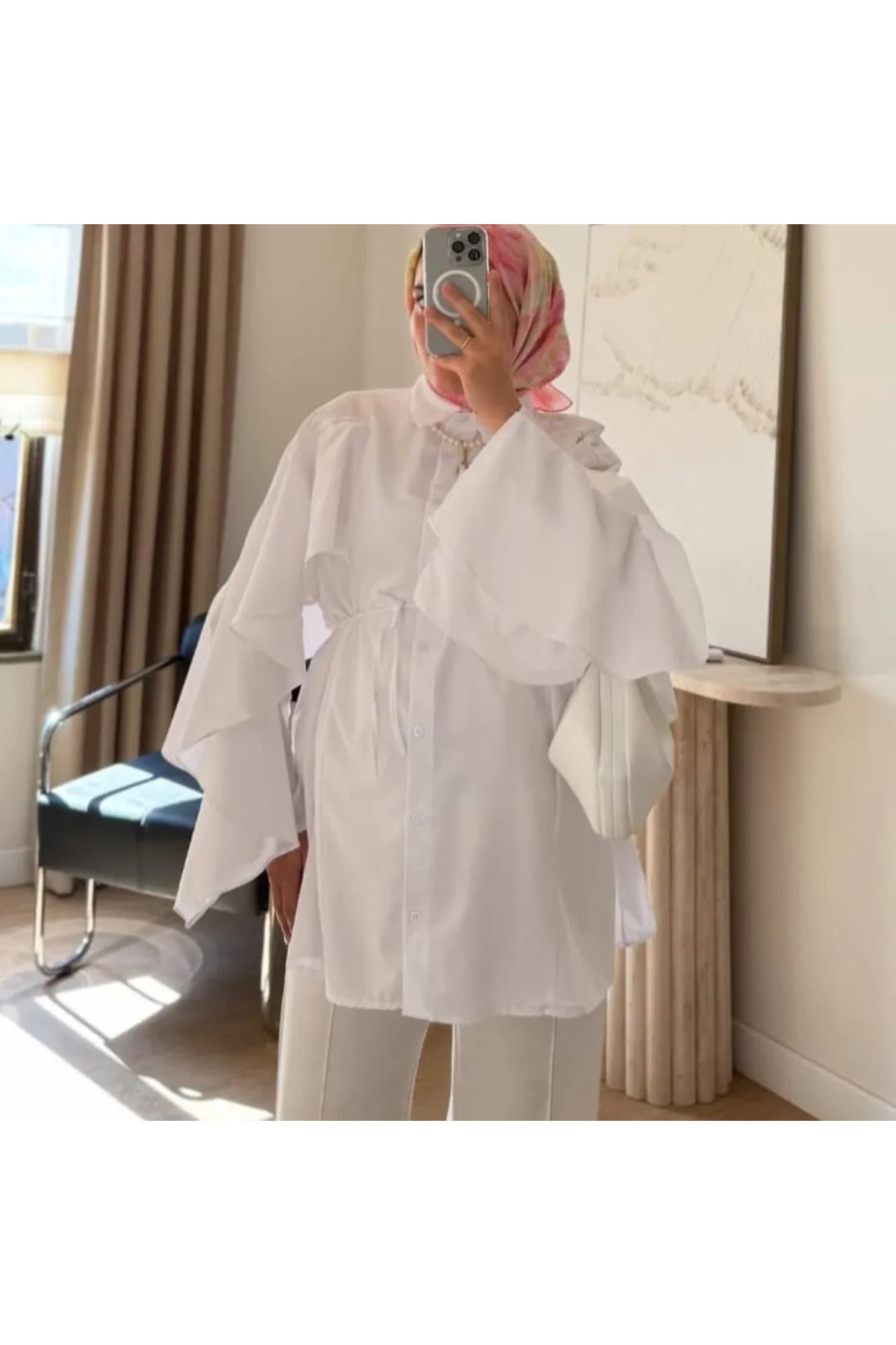 Kadın Önden Bağlamalı Kimono