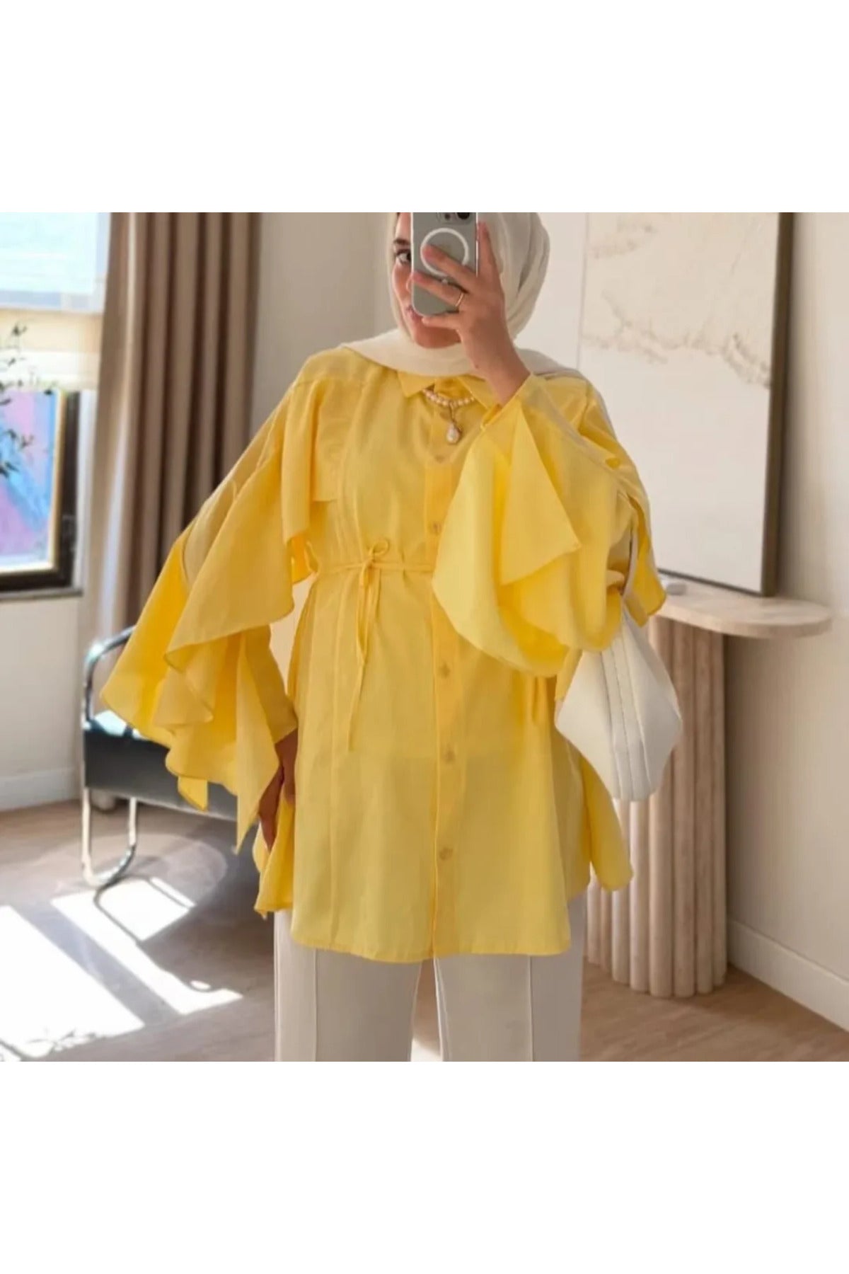 Kadın Önden Bağlamalı Kimono